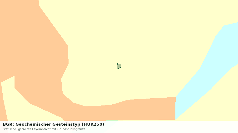 Statische Kartenansicht: BGR: Geochemischer Gesteinstyp (HÜK250)