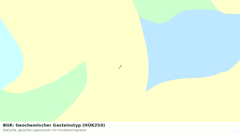 Statische Kartenansicht: BGR: Geochemischer Gesteinstyp (HÜK250)