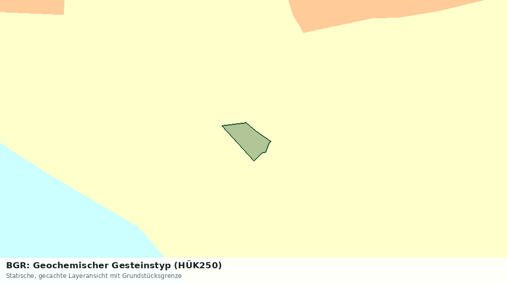 Statische Kartenansicht: BGR: Geochemischer Gesteinstyp (HÜK250)