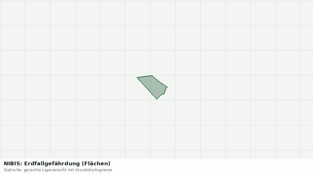 Statische Kartenansicht: NIBIS: Erdfallgefährdung (Flächen)