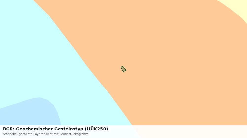 Statische Kartenansicht: BGR: Geochemischer Gesteinstyp (HÜK250)