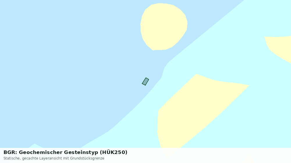 Statische Kartenansicht: BGR: Geochemischer Gesteinstyp (HÜK250)