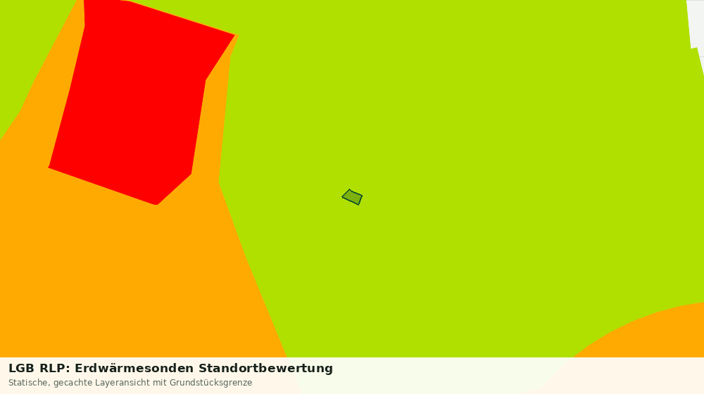 Statische Kartenansicht: LGB RLP: Erdwärmesonden Standortbewertung