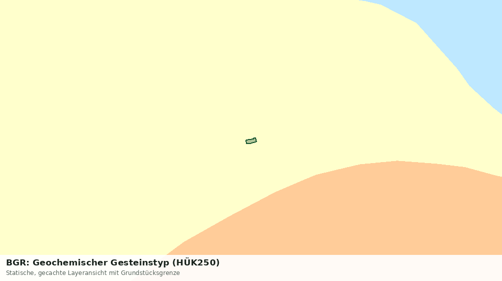 Statische Kartenansicht: BGR: Geochemischer Gesteinstyp (HÜK250)