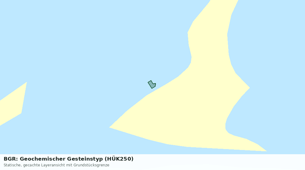 Statische Kartenansicht: BGR: Geochemischer Gesteinstyp (HÜK250)