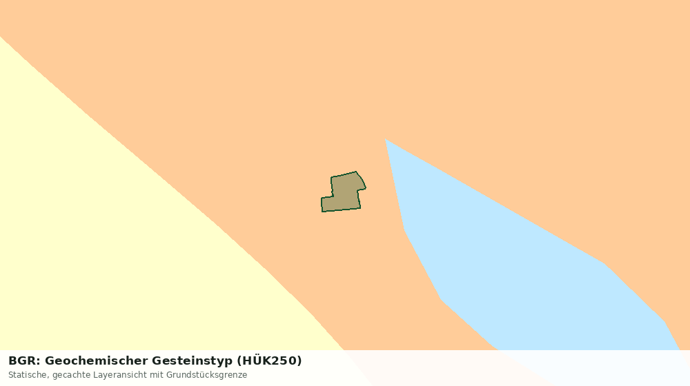 Statische Kartenansicht: BGR: Geochemischer Gesteinstyp (HÜK250)