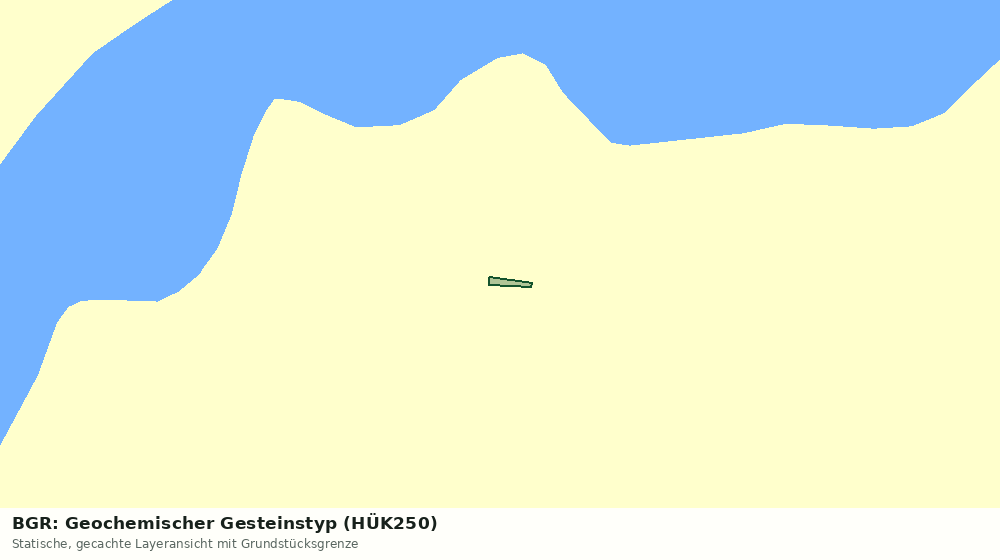 Statische Kartenansicht: BGR: Geochemischer Gesteinstyp (HÜK250)