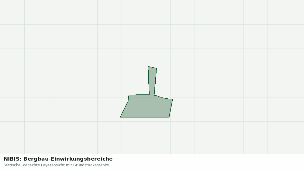 Statische Kartenansicht: NIBIS: Bergbau-Einwirkungsbereiche