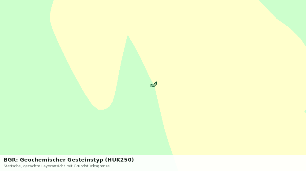 Statische Kartenansicht: BGR: Geochemischer Gesteinstyp (HÜK250)