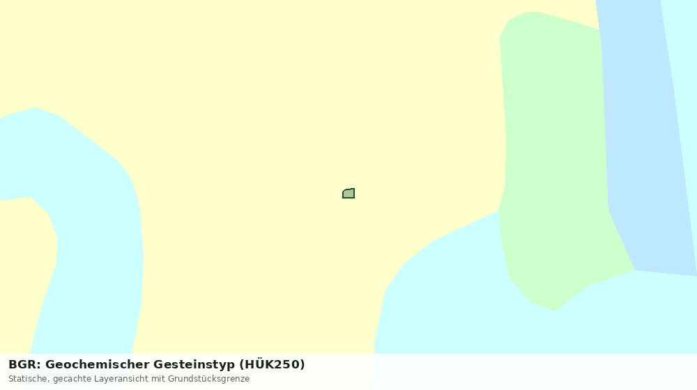 Statische Kartenansicht: BGR: Geochemischer Gesteinstyp (HÜK250)