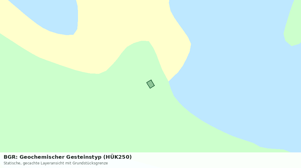 Statische Kartenansicht: BGR: Geochemischer Gesteinstyp (HÜK250)