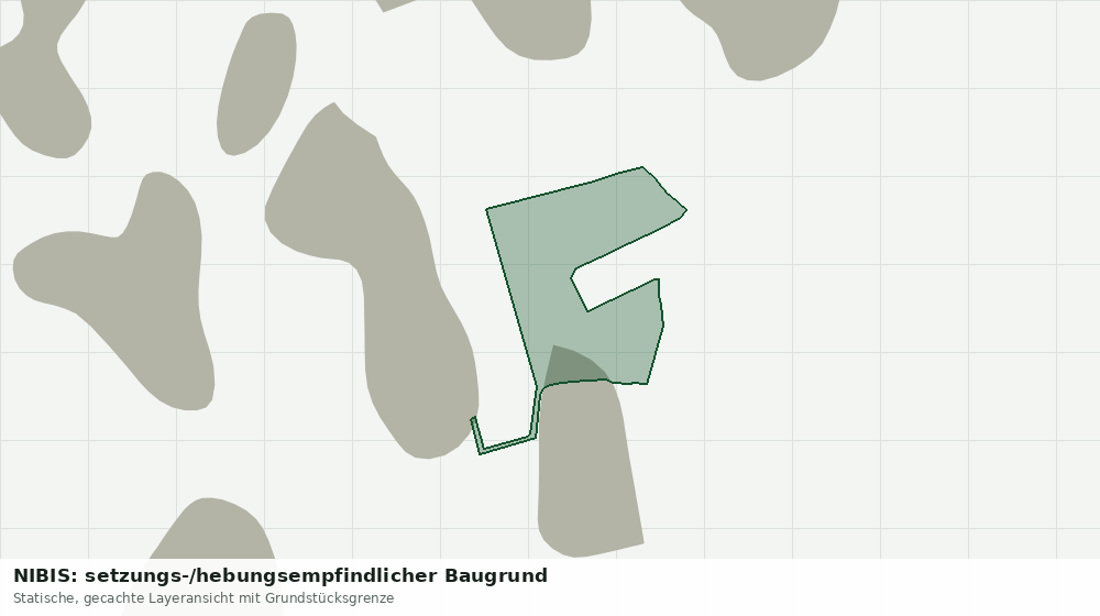 Statische Kartenansicht: NIBIS: setzungs-/hebungsempfindlicher Baugrund