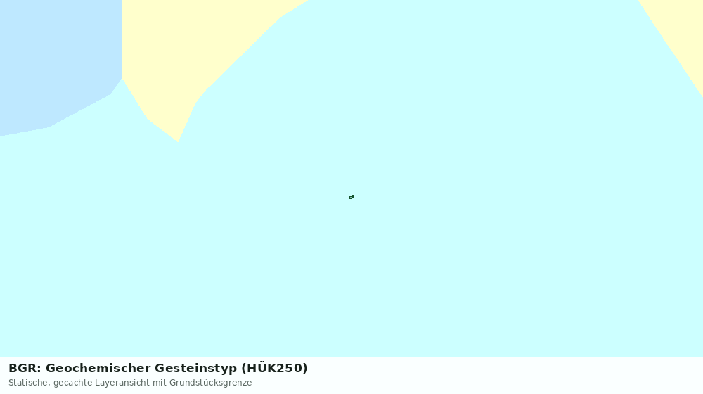 Statische Kartenansicht: BGR: Geochemischer Gesteinstyp (HÜK250)