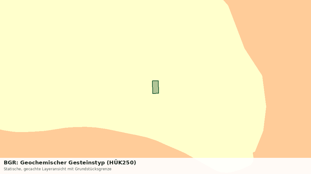Statische Kartenansicht: BGR: Geochemischer Gesteinstyp (HÜK250)