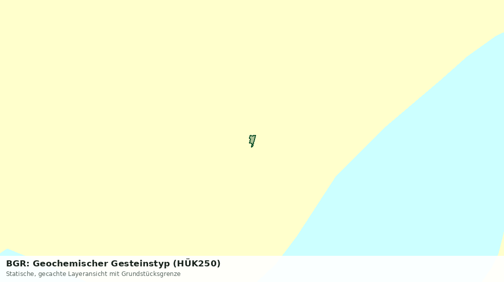 Statische Kartenansicht: BGR: Geochemischer Gesteinstyp (HÜK250)