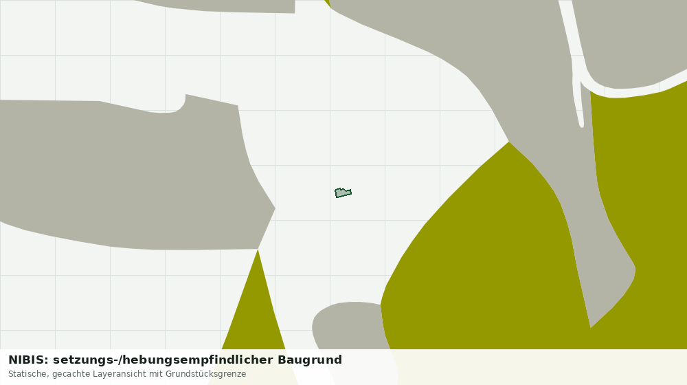 Statische Kartenansicht: NIBIS: setzungs-/hebungsempfindlicher Baugrund