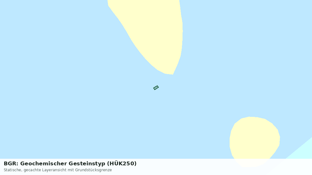 Statische Kartenansicht: BGR: Geochemischer Gesteinstyp (HÜK250)