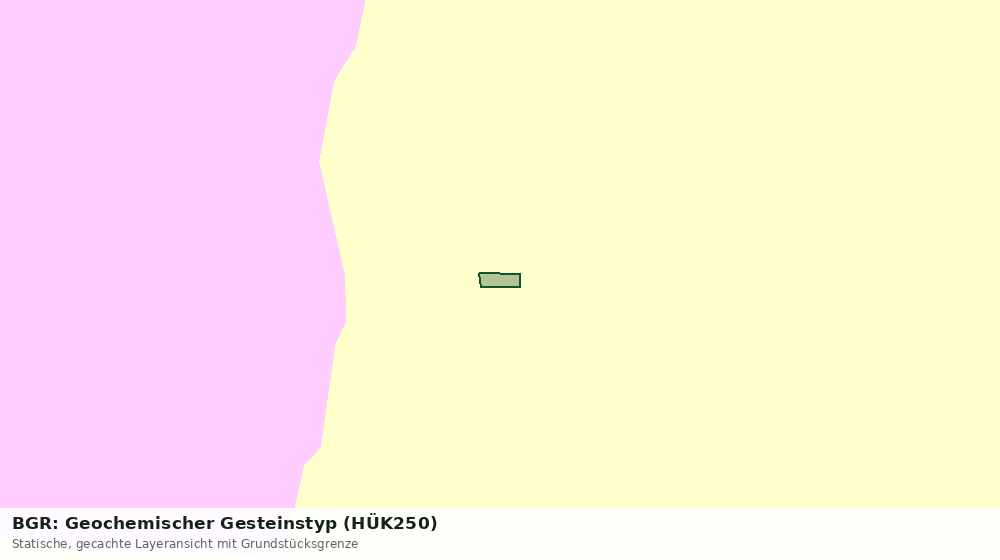 Statische Kartenansicht: BGR: Geochemischer Gesteinstyp (HÜK250)