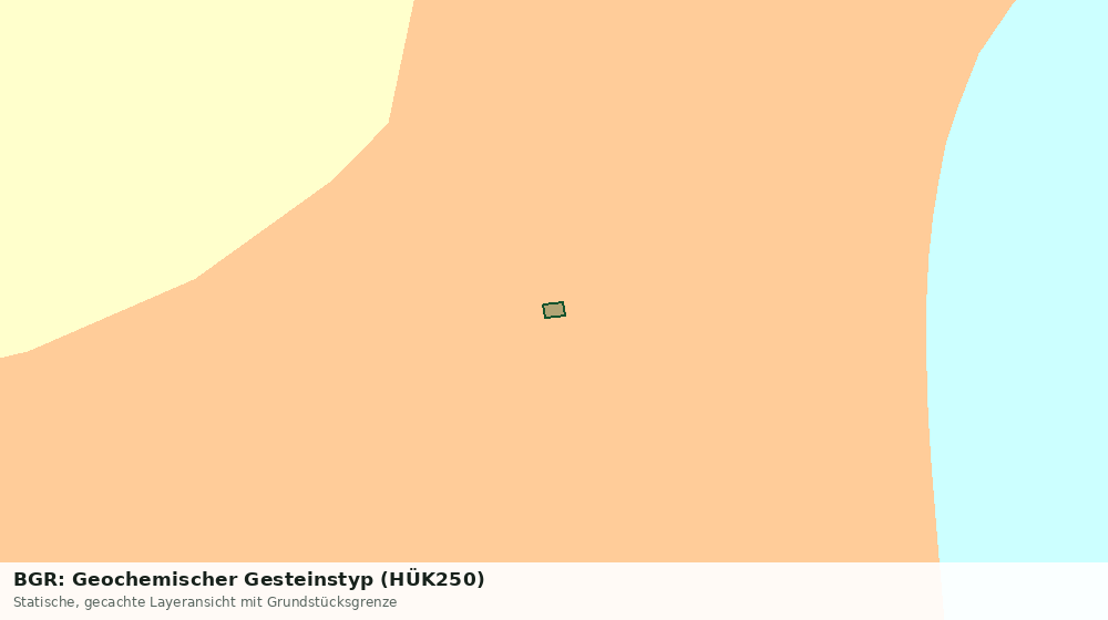 Statische Kartenansicht: BGR: Geochemischer Gesteinstyp (HÜK250)