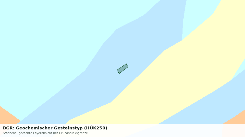 Statische Kartenansicht: BGR: Geochemischer Gesteinstyp (HÜK250)