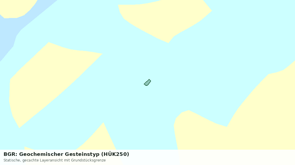 Statische Kartenansicht: BGR: Geochemischer Gesteinstyp (HÜK250)