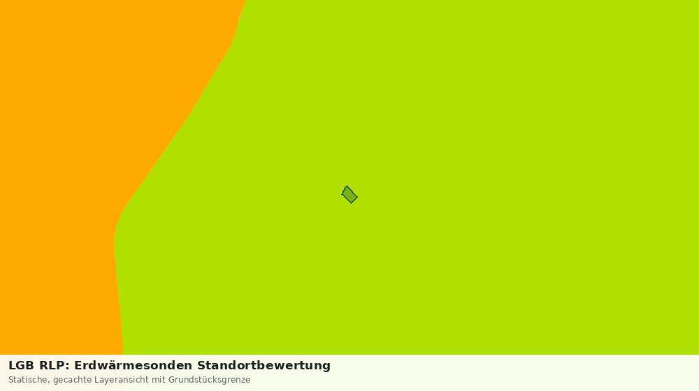 Statische Kartenansicht: LGB RLP: Erdwärmesonden Standortbewertung