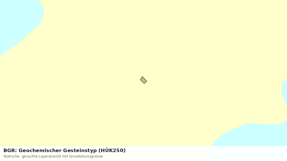 Statische Kartenansicht: BGR: Geochemischer Gesteinstyp (HÜK250)