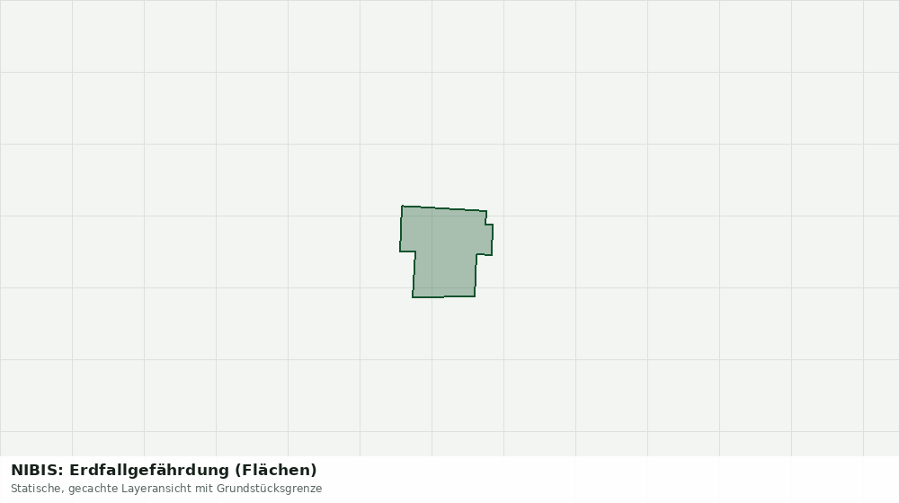 Statische Kartenansicht: NIBIS: Erdfallgefährdung (Flächen)