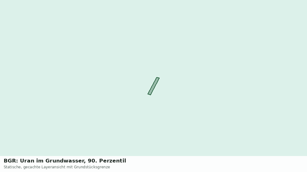 Statische Kartenansicht: BGR: Uran im Grundwasser, 90. Perzentil