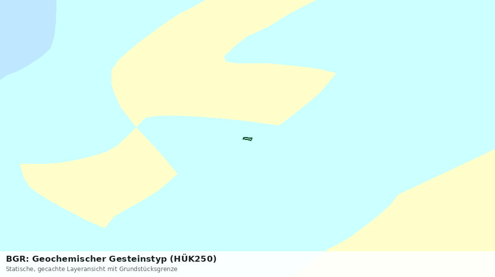 Statische Kartenansicht: BGR: Geochemischer Gesteinstyp (HÜK250)