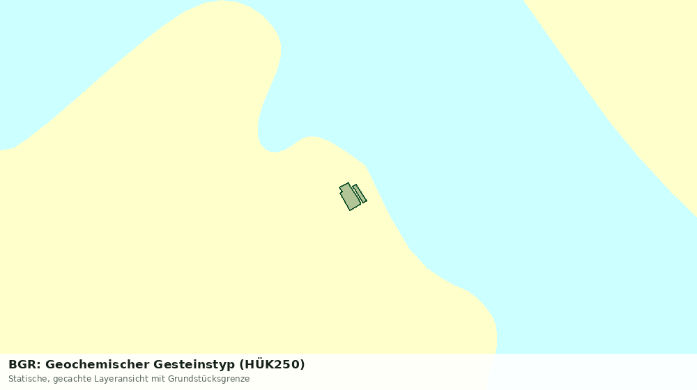 Statische Kartenansicht: BGR: Geochemischer Gesteinstyp (HÜK250)