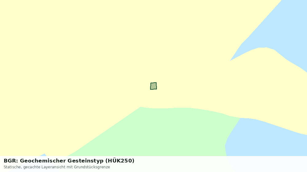 Statische Kartenansicht: BGR: Geochemischer Gesteinstyp (HÜK250)