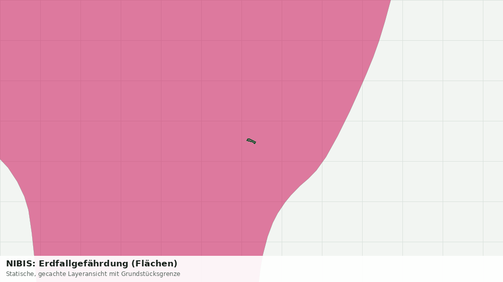 Statische Kartenansicht: NIBIS: Erdfallgefährdung (Flächen)