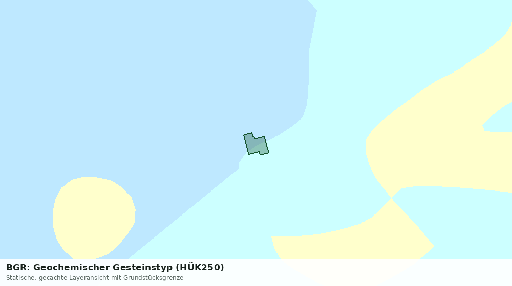 Statische Kartenansicht: BGR: Geochemischer Gesteinstyp (HÜK250)