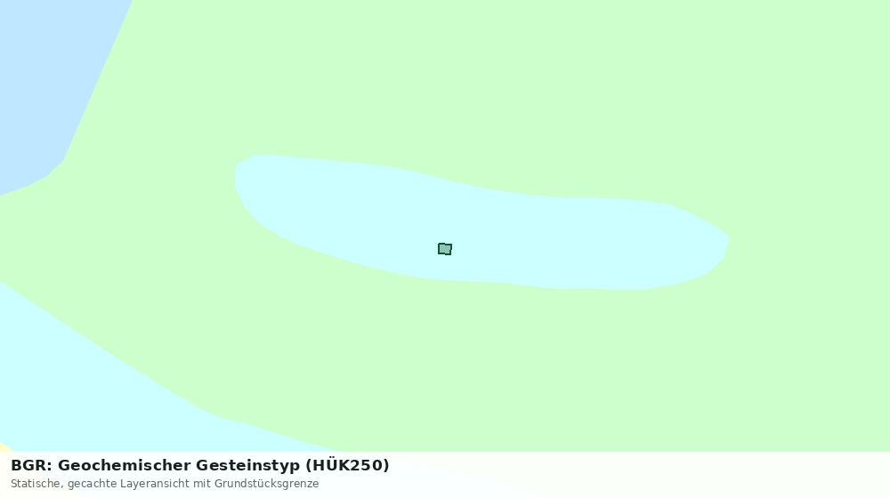 Statische Kartenansicht: BGR: Geochemischer Gesteinstyp (HÜK250)