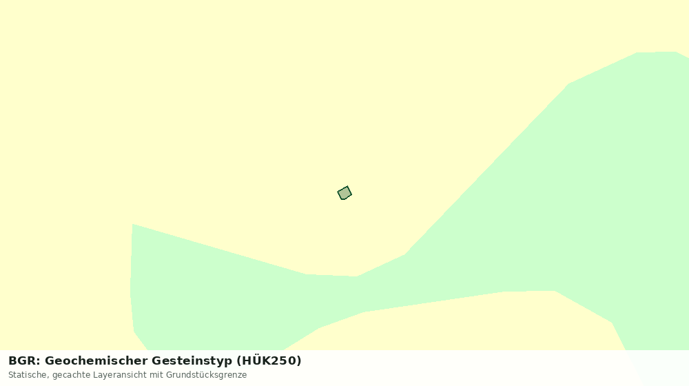 Statische Kartenansicht: BGR: Geochemischer Gesteinstyp (HÜK250)