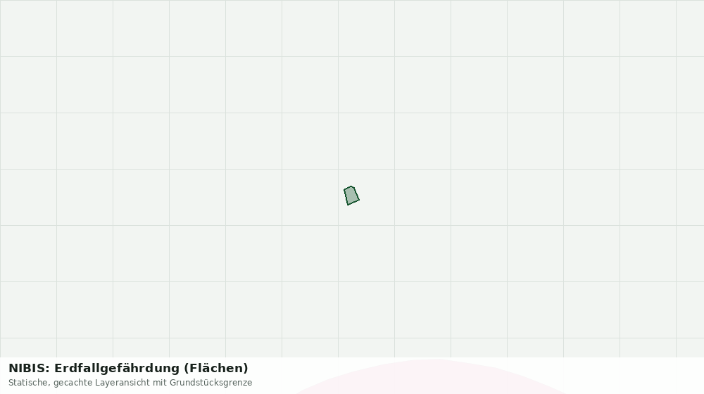 Statische Kartenansicht: NIBIS: Erdfallgefährdung (Flächen)