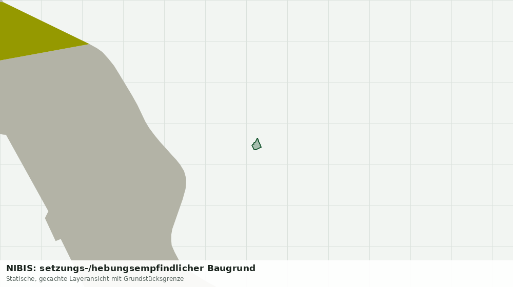 Statische Kartenansicht: NIBIS: setzungs-/hebungsempfindlicher Baugrund