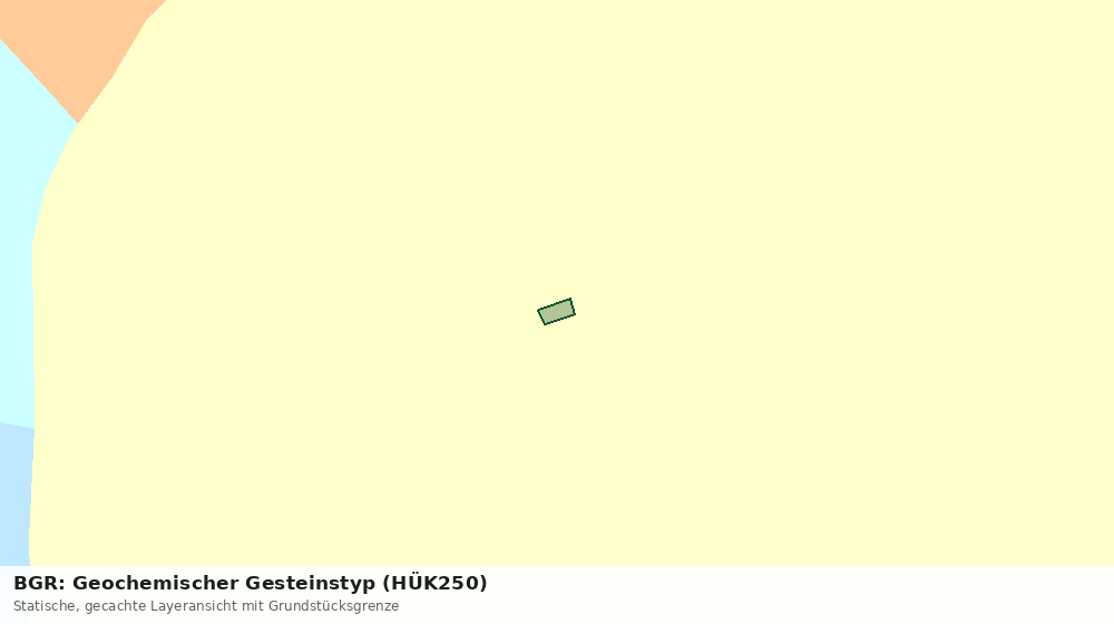 Statische Kartenansicht: BGR: Geochemischer Gesteinstyp (HÜK250)