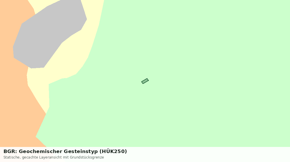 Statische Kartenansicht: BGR: Geochemischer Gesteinstyp (HÜK250)
