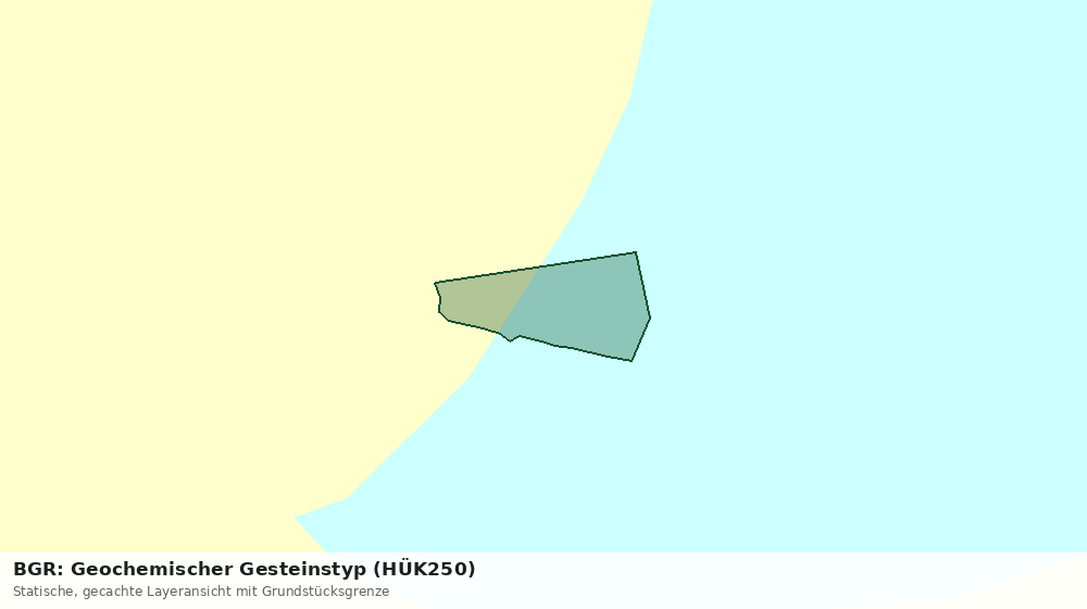 Statische Kartenansicht: BGR: Geochemischer Gesteinstyp (HÜK250)