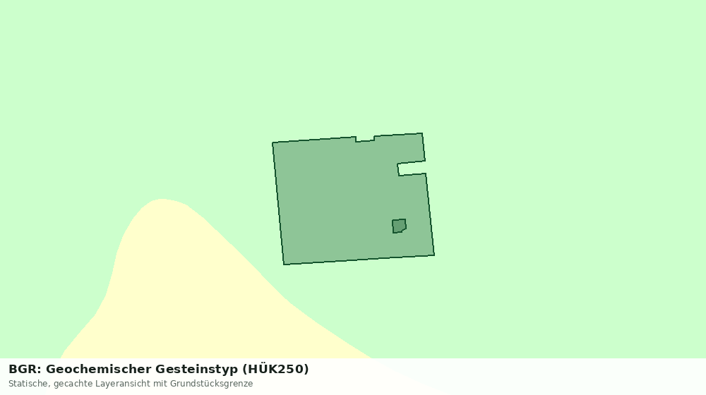 Statische Kartenansicht: BGR: Geochemischer Gesteinstyp (HÜK250)