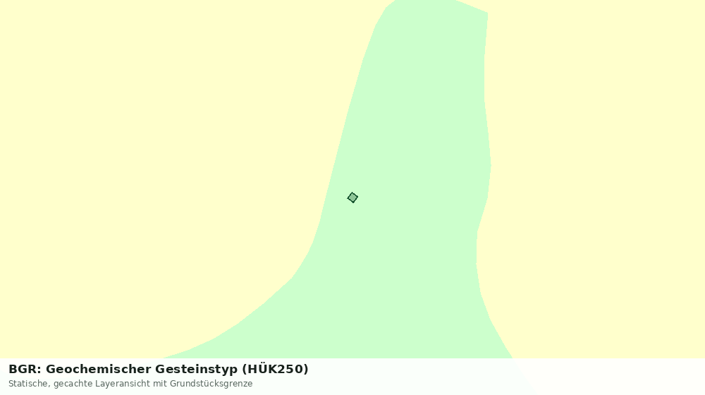 Statische Kartenansicht: BGR: Geochemischer Gesteinstyp (HÜK250)