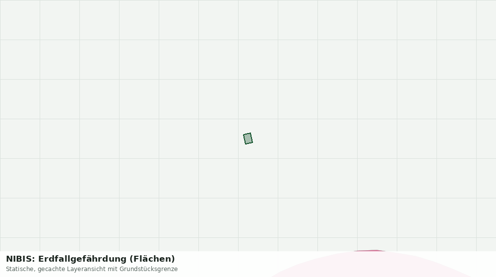 Statische Kartenansicht: NIBIS: Erdfallgefährdung (Flächen)