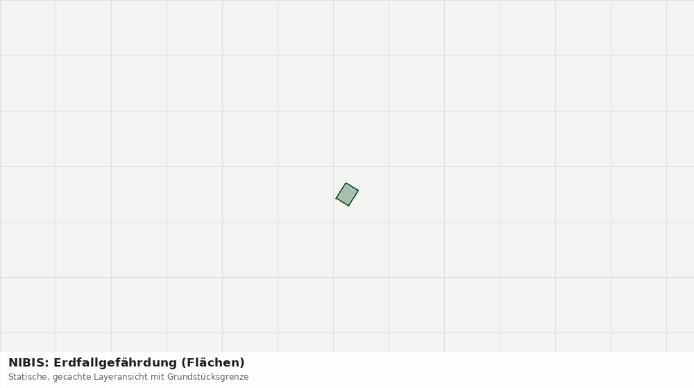 Statische Kartenansicht: NIBIS: Erdfallgefährdung (Flächen)