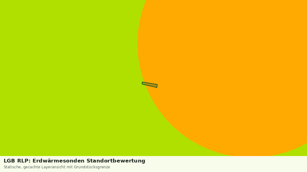 Statische Kartenansicht: LGB RLP: Erdwärmesonden Standortbewertung