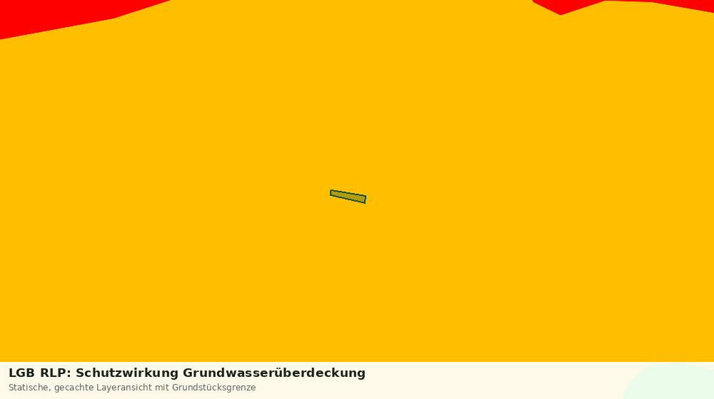 Statische Kartenansicht: LGB RLP: Schutzwirkung Grundwasserüberdeckung