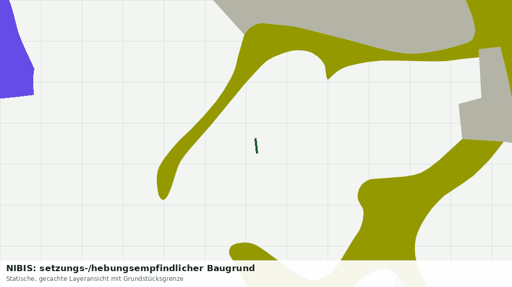 Statische Kartenansicht: NIBIS: setzungs-/hebungsempfindlicher Baugrund