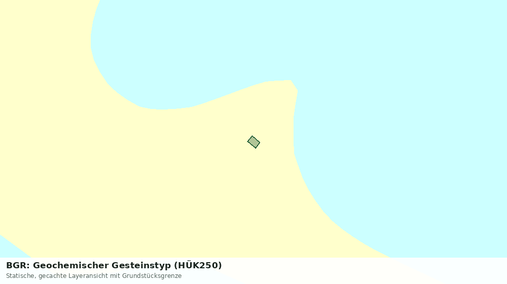 Statische Kartenansicht: BGR: Geochemischer Gesteinstyp (HÜK250)