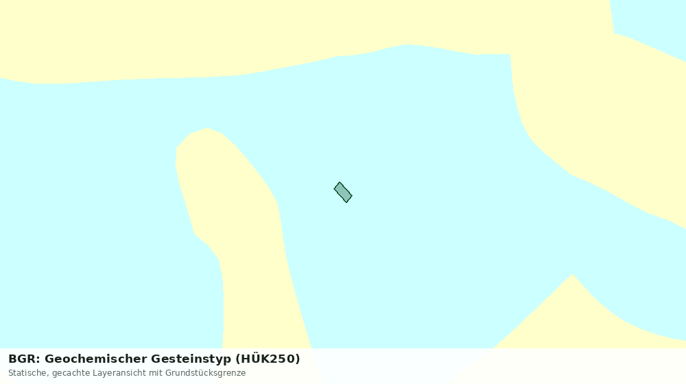 Statische Kartenansicht: BGR: Geochemischer Gesteinstyp (HÜK250)